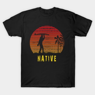 Hide and Seek World Champion Vintage Retro Bigfoot Native T-Shirt